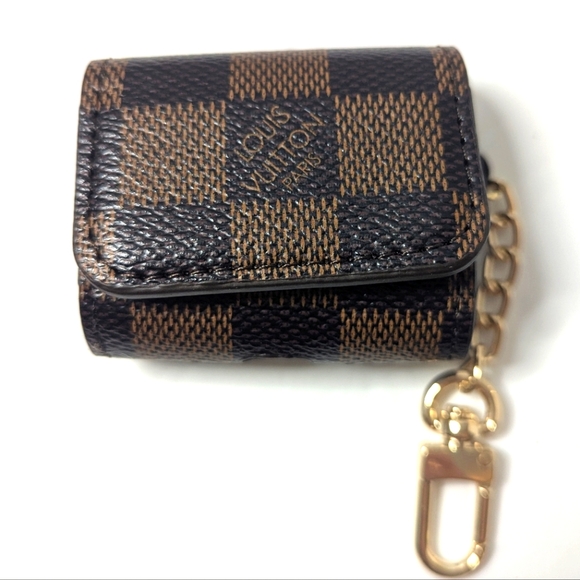 LV Damier AirPods Case / Holder - Brown - Picture 1 of 6
